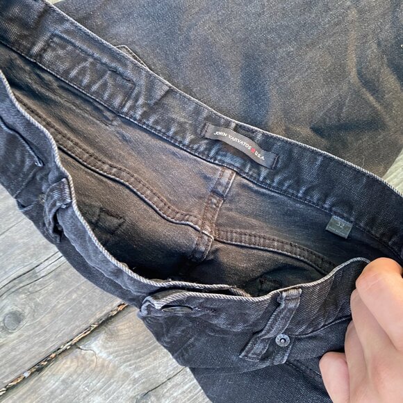John Varvatos USA Jeans Size 32 Gray Black - Picture 4 of 8